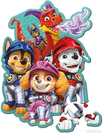 Puzzle konturowe 50 Przygody z Psim Patrolem [PUZZLE]