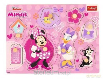 Puzzle medium drewniane - Minnie Mouse
