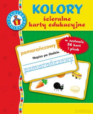 Kolory Ścieralne Karty Edukacyjne (TW) [KSIĄŻKA]