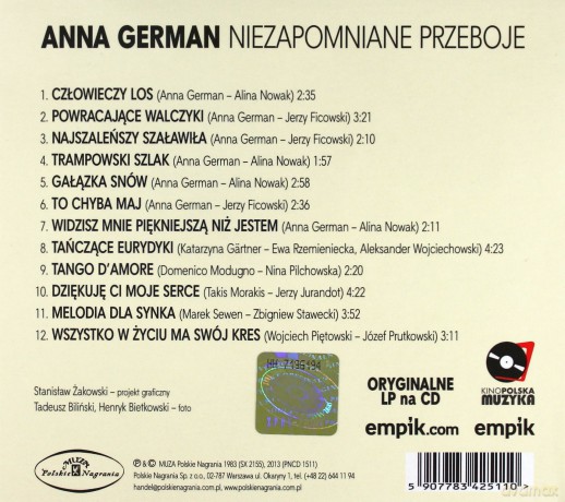 Anna German: Niezapomniane przeboje (digipack) [CD]