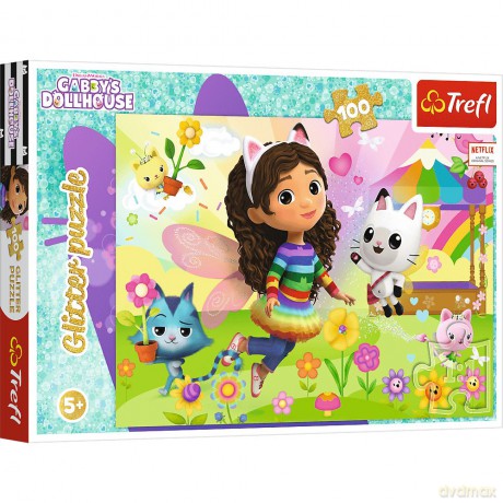 TREFL 100 el. el. Glitter Brokatowa Gabby [PUZZLE]