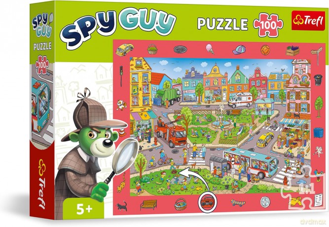 TREFL 100 el. el. Obserwacyjne - Spy Guy Miasto [PUZZLE]
