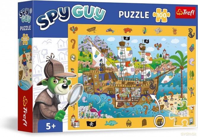 TREFL 100 el. el. Obserwacyjne - Spy Guy Statek [PUZZLE]