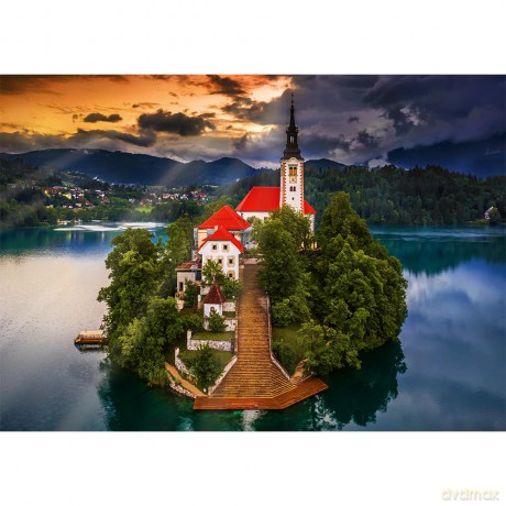 TREFL 1000 el. el. Jezioro Bled, Słowenia [PUZZLE]