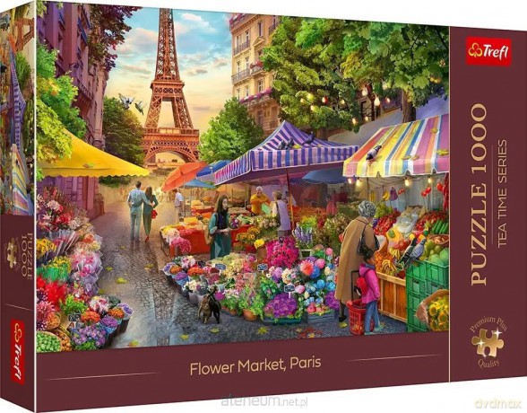 TREFL 1000 el. el. Targ kwiatowy, Paryż [PUZZLE]