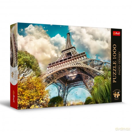 TREFL 1000 el. el. Wieża Eiffel w Paryżu, Francja [PUZZLE]