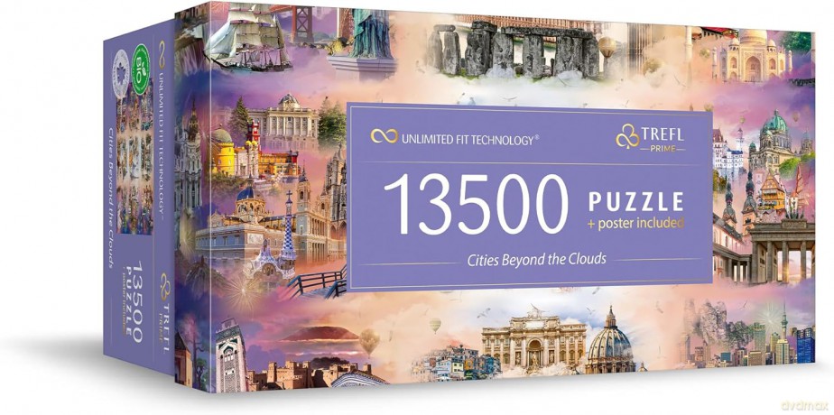 TREFL 13500 el. el. Cities Beyond the Clouds [PUZZLE]