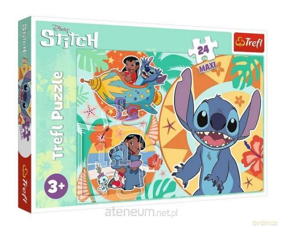 TREFL 24 el. el. Maxi Wesoły dzień Lilo&Stitch [PUZZLE]