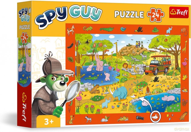 TREFL 24 el. el. Obserwacyjne - Spy Guy Safari [PUZZLE]
