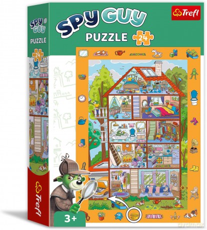 TREFL 24 el. el. Obserwacyjne - Spy Guy W domu [PUZZLE]