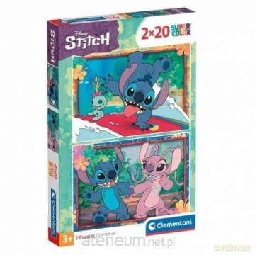 CLEMENTONI 2x20 el. el. Super Kolor Stitch [PUZZLE]