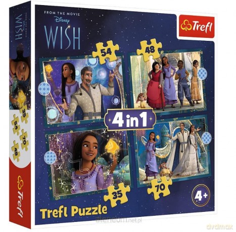 TREFL 4w1 Marzenia się spełniają [PUZZLE]