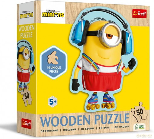 TREFL 50 el. el. konturowe Szalony Minionek [PUZZLE]