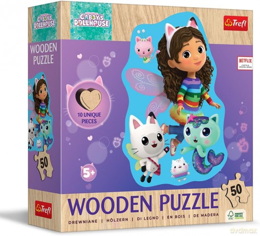 TREFL 50 el. el. konturowe Wesoła Gabby [PUZZLE]