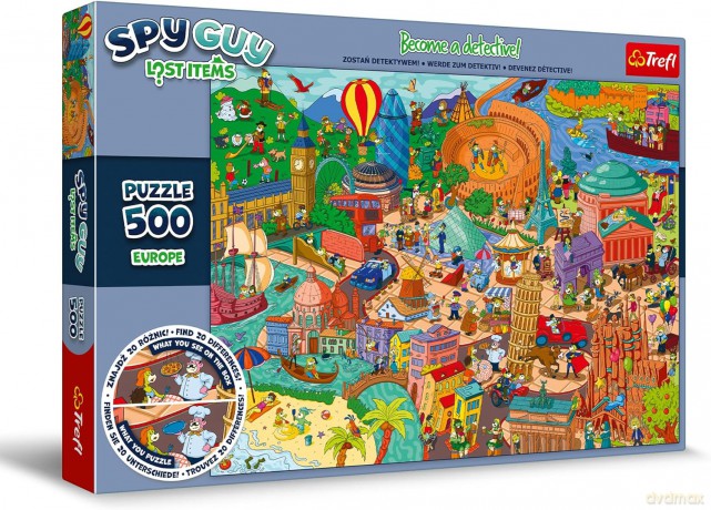 TREFL 500 el. el. Spy Guy Europa [PUZZLE]