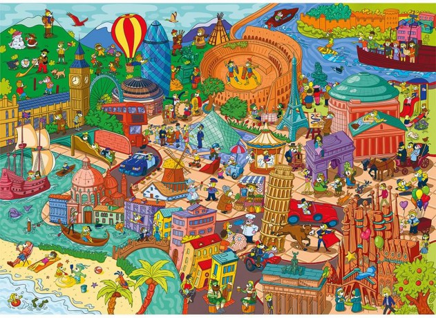 TREFL 500 el. el. Spy Guy Europa [PUZZLE]
