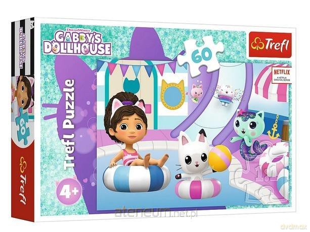 TREFL 60 el. el. Gabby na basenie [PUZZLE]
