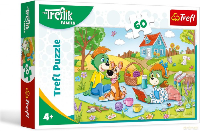 TREFL 60 el. el. Przygody Rodziny Treflików [PUZZLE]