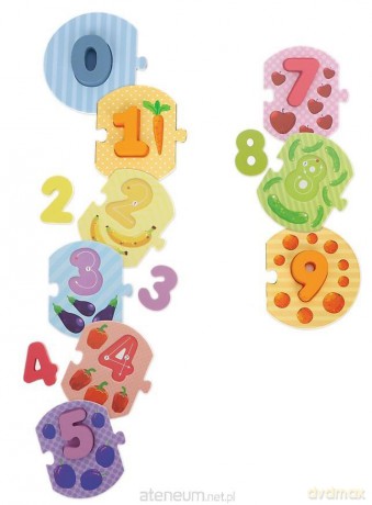 Zabawka drewniana - Number puzzle