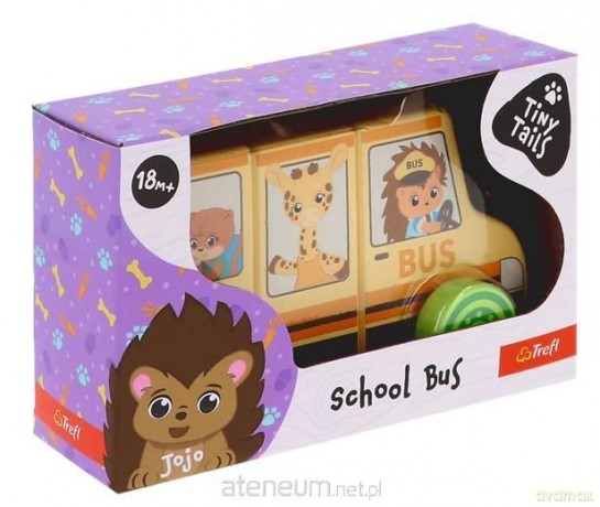 Zabawka drewniana - School Bus