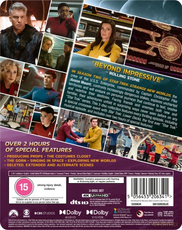 Star Trek Strange New Worlds Season 2 (steelbook) [Blu-Ray 4K]+[2xBlu-Ray]