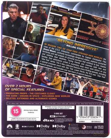 Star Trek Strange New Worlds Season 2 (steelbook) [Blu-Ray 4K]+[2xBlu-Ray]