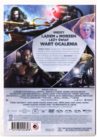 Aquaman i Zaginione Królestwo [DVD]