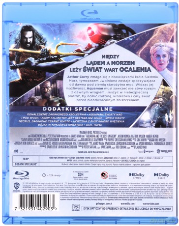 Aquaman i Zaginione Królestwo [Blu-Ray]