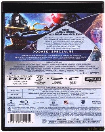 Aquaman i Zaginione Królestwo [Blu-Ray 4K]+[Blu-Ray]