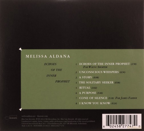 Melissa Aldana: Echoes Of The Inner Prophet [CD]