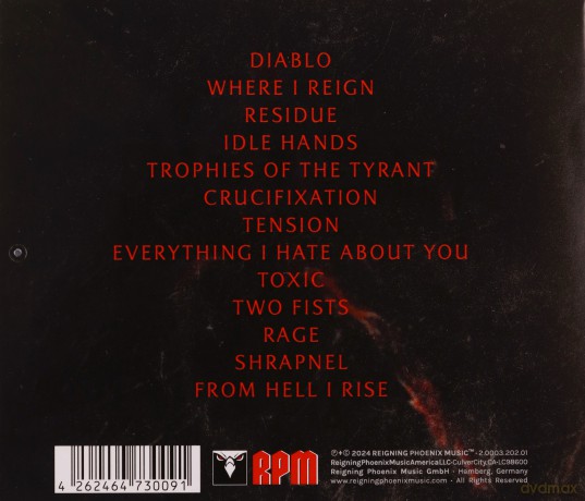 Kerry King: From Hell I Rise [CD]