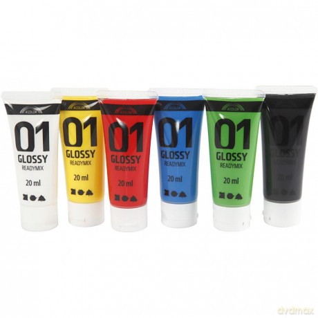 A-Color - Acrylic Paint - Glossy (6 x 20 ml)