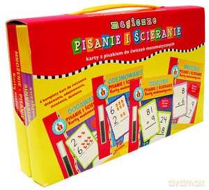 Magiczne Pisanie I Ścieranie Karty Z Pisakiem Do Ćwiczeń Matematycznych (TW) [KSIĄŻKA]