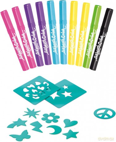 Zestaw markerów Airbrush Plush - Refill Kit 10 pens (256)