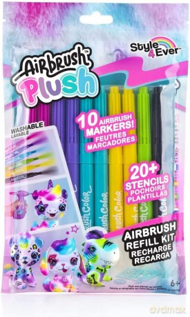 Zestaw markerów Airbrush Plush - Refill Kit 10 pens (256)