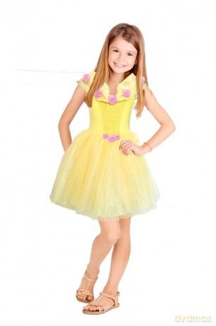 All Dressed Up - Dress Rose Princess (252-0263) (100-120 cm)