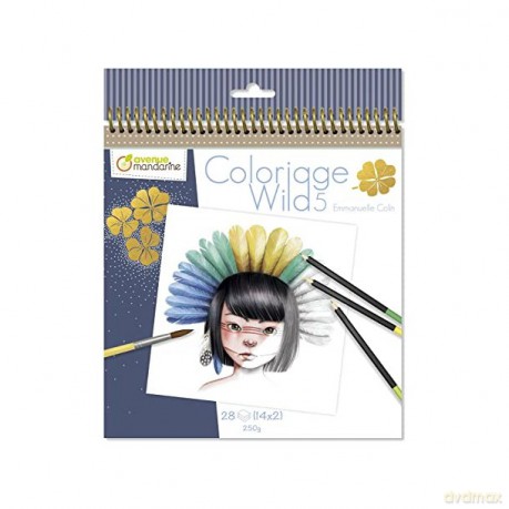 Avenu Mandarine - Emmanuelle Colin - Colouring book Wild 5