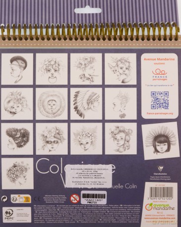 Avenu Mandarine - Emmanuelle Colin - Colouring book Wild 5