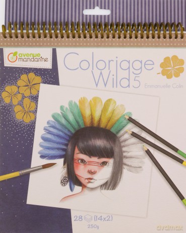 Avenu Mandarine - Emmanuelle Colin - Colouring book Wild 5