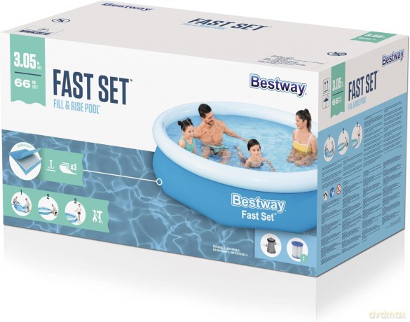 Bestway - Fast Set Pool Set 3.05m x 66cm with Filter pump (57458)