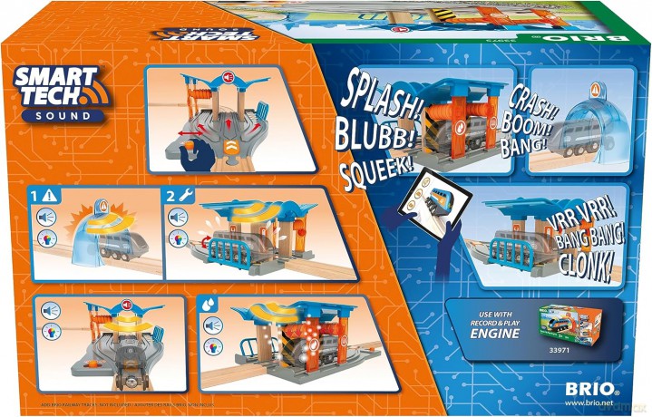 BRIO - Smart Tech Sound Train Service Station (33975)