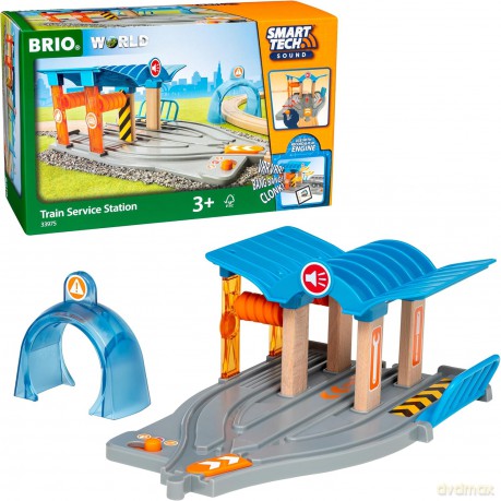 BRIO - Smart Tech Sound Train Service Station (33975)