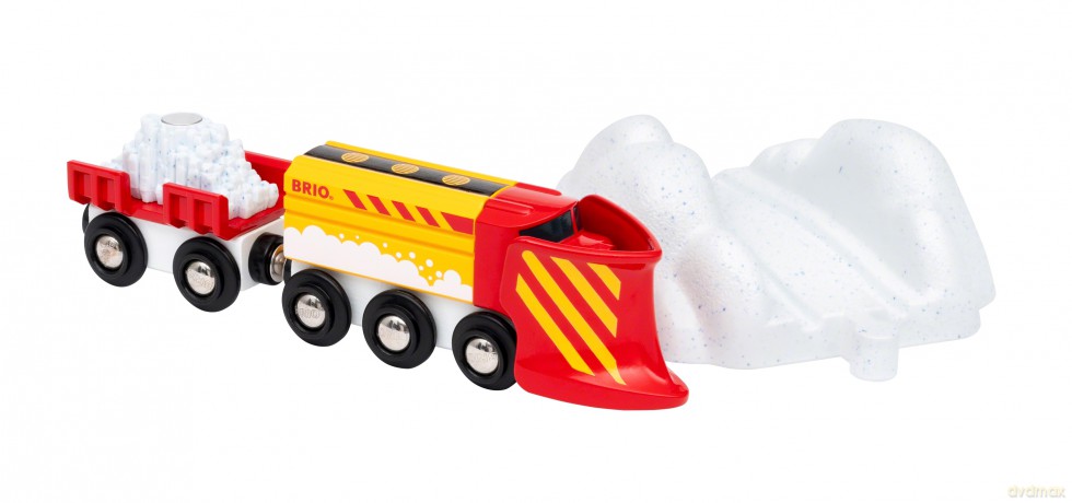 BRIO Pociąg z pługiem śnieżnym Brio 33606