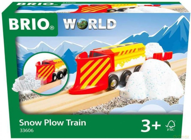 BRIO Pociąg z pługiem śnieżnym Brio 33606