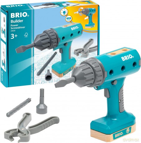 BRIO -Builder, Power Screwdriver - (34600)