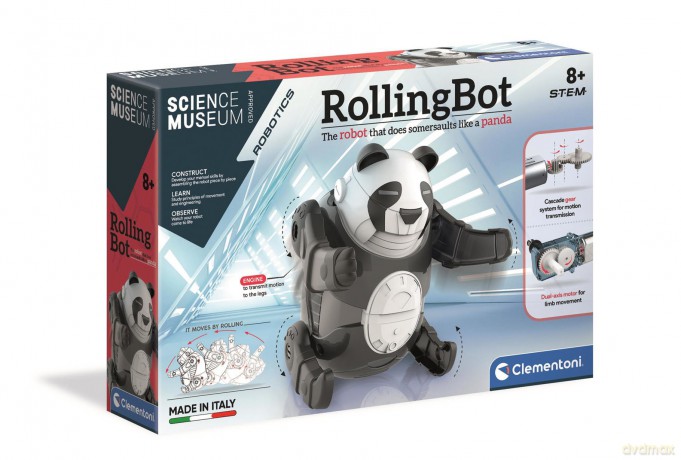 Clementoni - Rooling Panda Robot (DK) (I-78777)