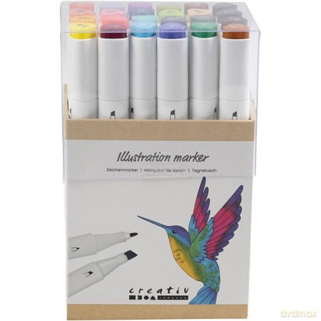 Craft Kit - Drawing ink 24 pcs. (37378)