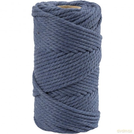 Craft Kit - Macrame rope - Blue (977564)