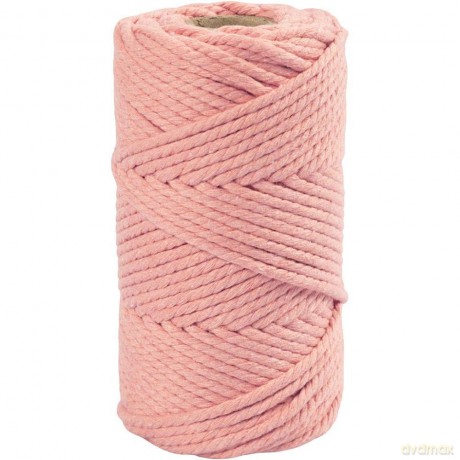 Craft Kit - Macrame rope - Pink (977561)