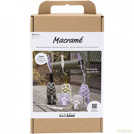 Craft Kit Macrame - Glass Decoration (977626)